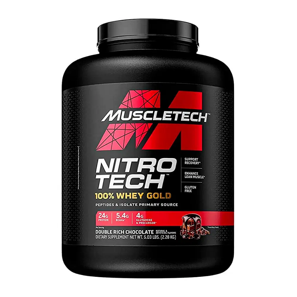 MT NITRO TECH WHEY PROTEIN GOLD 2LBS DOUBLE RICH CHOCOLATE