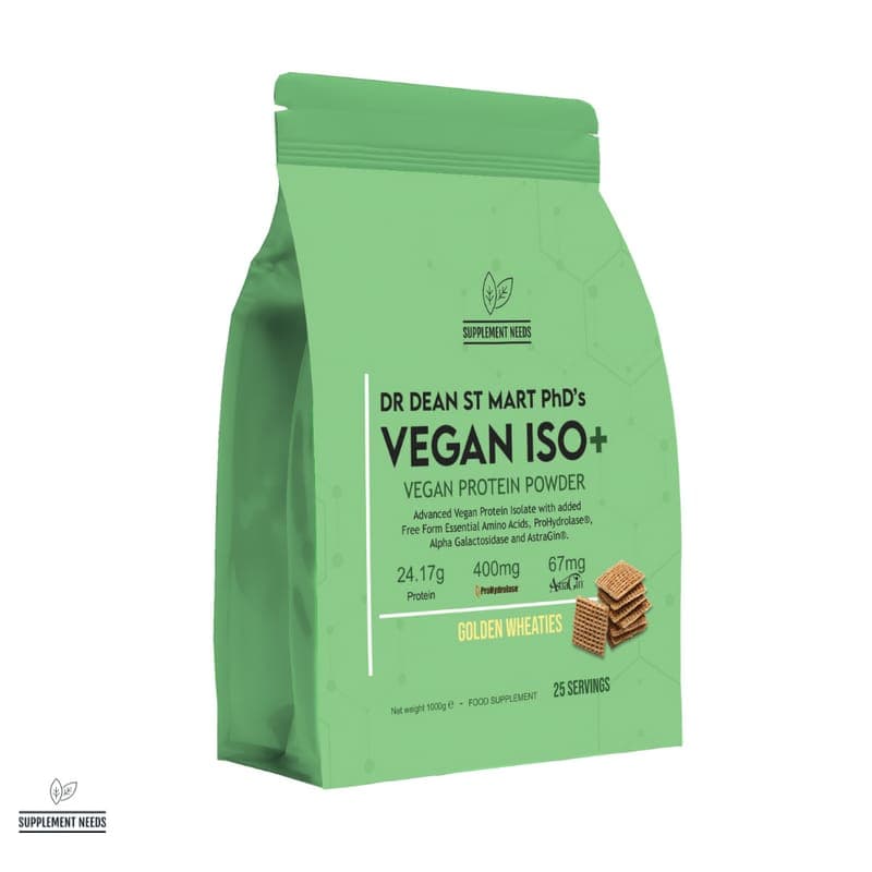 SUPPLEMENT NEEDS VEGAN ISO + 1 KG GOLDEN WHEATIES