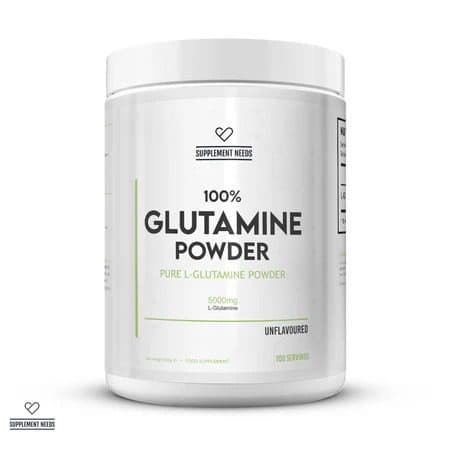 SUPPLEMENT NEEDS GLUTAMINE POWDER UNFLOVOURED 100 SERVING