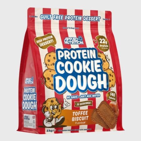 APPLIED NUTRITION PROTEIN COOKIE DOUGH 1KG TOFFEE BISCUIT