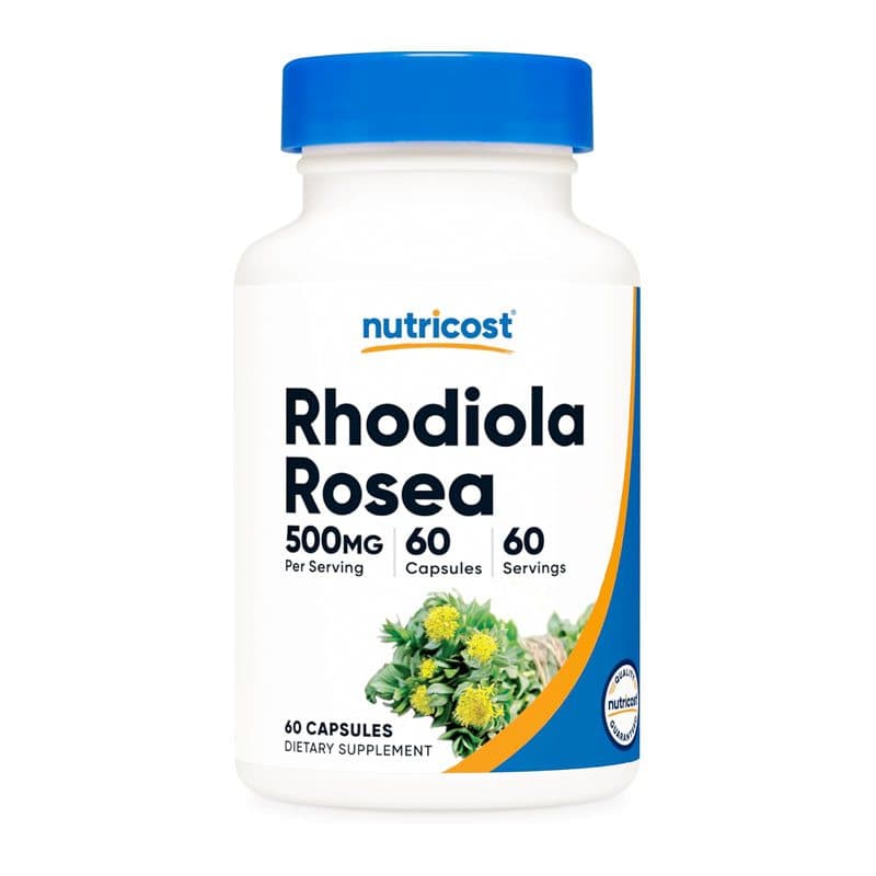 Nutricost Rhodiola Rosea 500mg, 60 Capsules - Nutricost