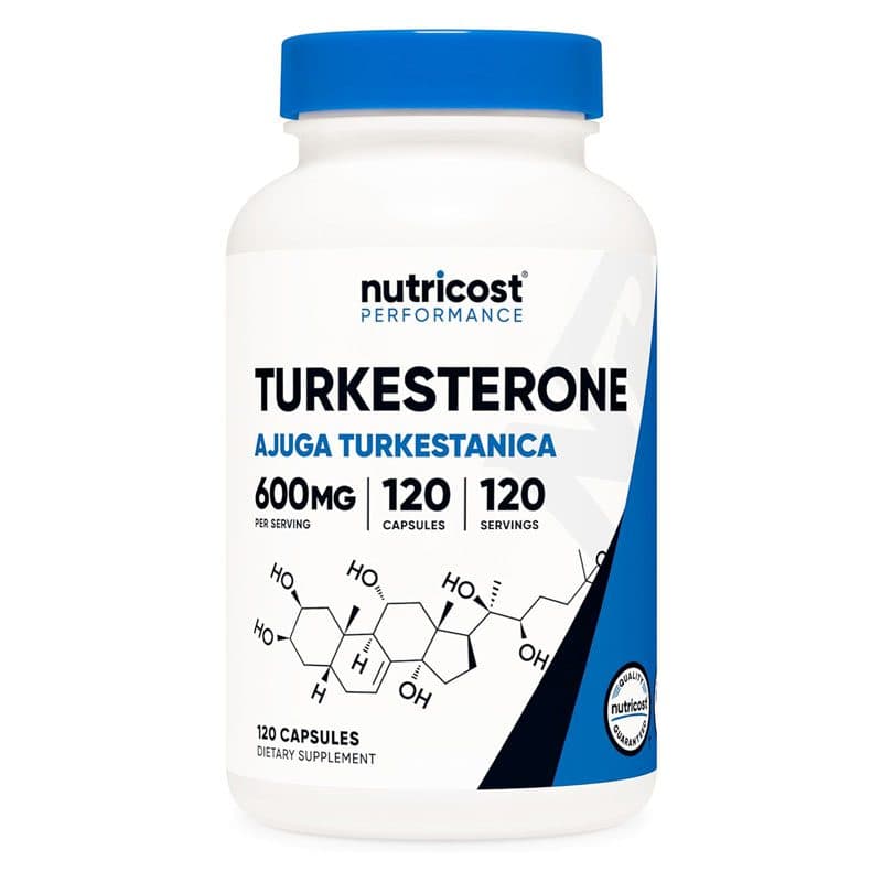 NUTRICOST TURKESTERONE CAP 600MG 120CAP