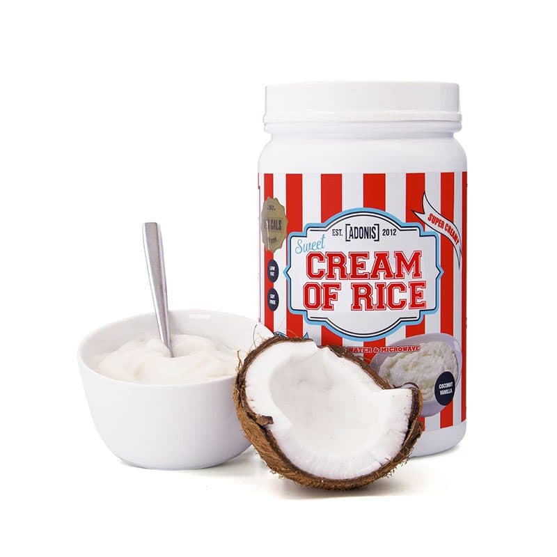 ADONIS Cream of Rice Super Creamy 1kg 25 Servings (Caramel peanut Butterl)