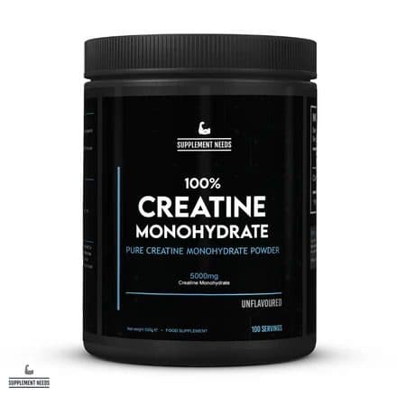 SUPPLEMENT NEEDS CREATINE MONOHYDRATE UNFLAVOURED 100 SERVING