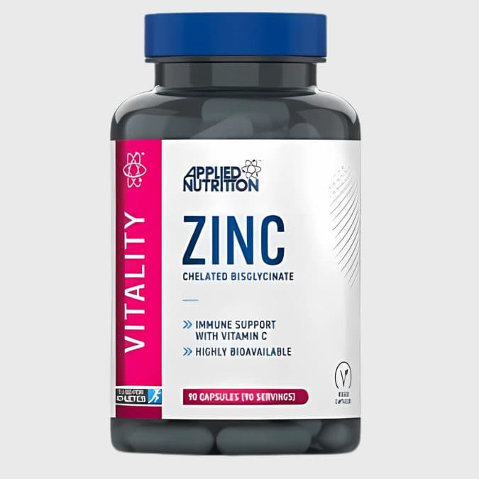 APPLIED NUTRITION ZINC (90 VEGGIE TABLETS)