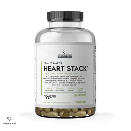 SUPPLEMENT NEEDS HEART STACK 325MG 180CAPS