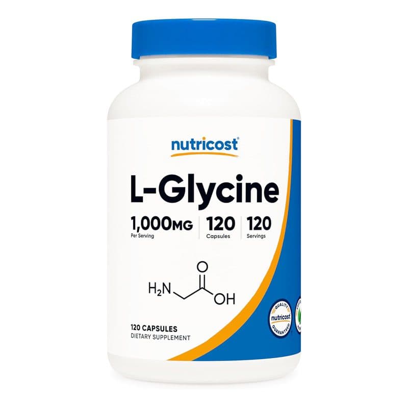 Nutricost L Glycine 1000mg (120 Capsules) - Nurtricost