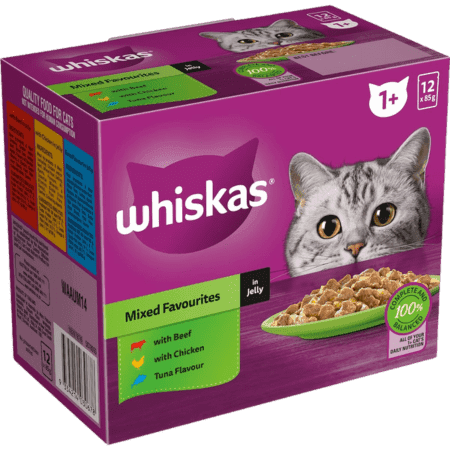 Whiskas +1 Years Mixed Favourities (12 Pieces)