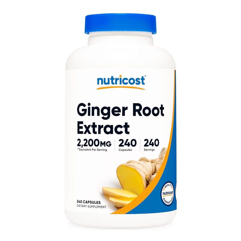 Nutricost GINGER ROOT EXTRACT CAP 2200MG 240CAP